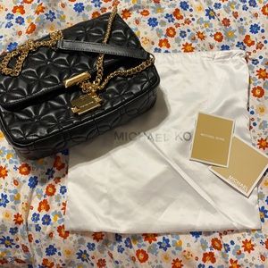 Michael Kors leather chain purse